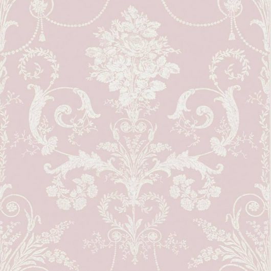 Laura Ashley Josette Amethyst Wallpaper | Pink Wallpaper