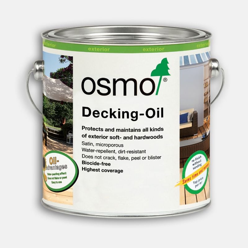 Osmo Decking Oil - 007 Teak Clear 2.5L