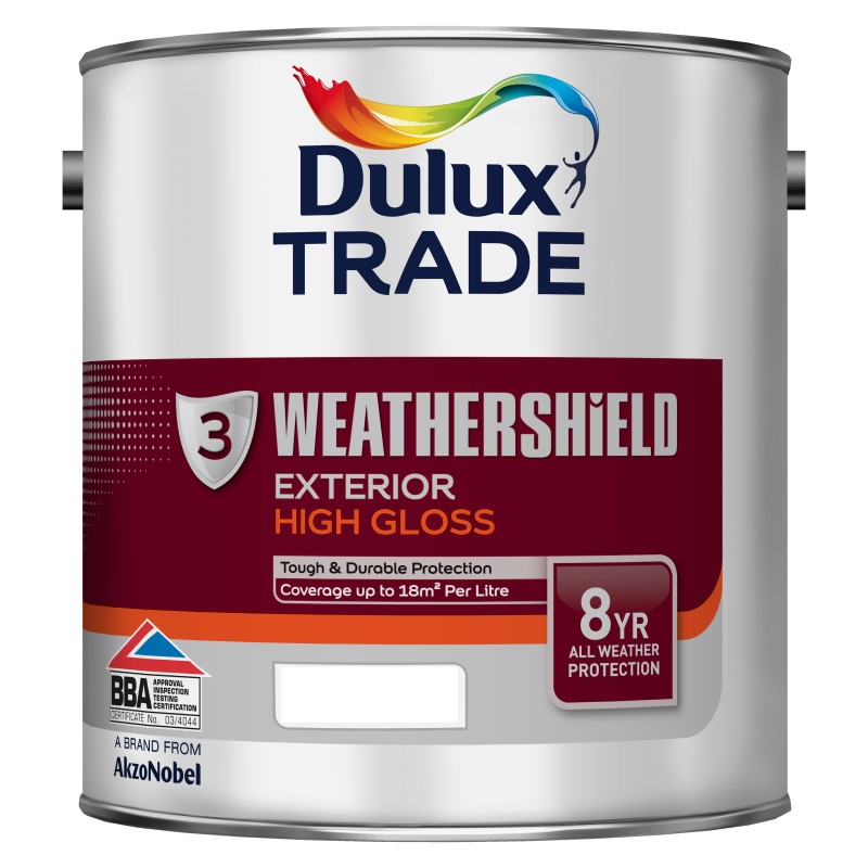 Dulux Trade Weathershield Exterior High Gloss (Oil-Based) - Tinted Colours