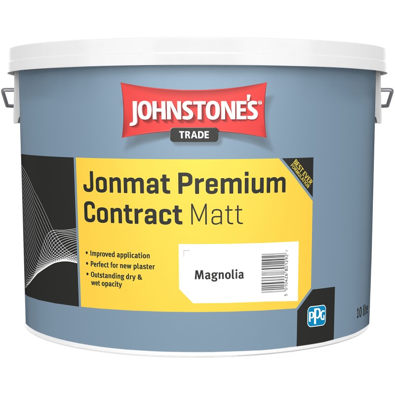 Johnstones Trade Jonmat Premium Contract Matt - Magnolia 10L