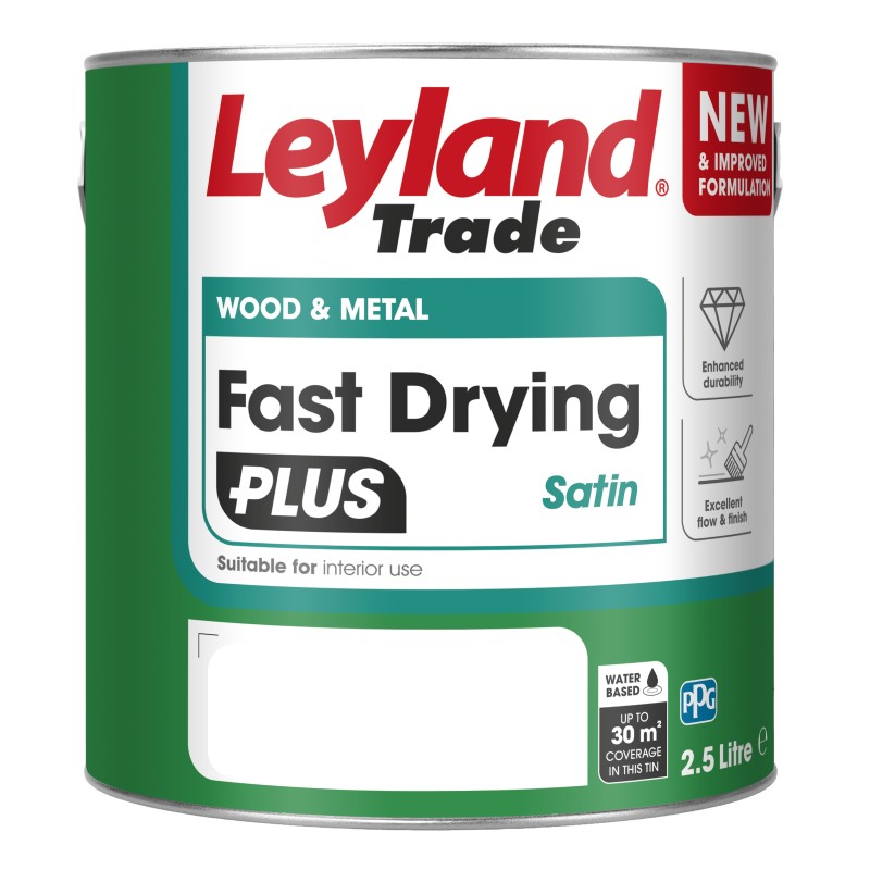 Leyland Trade Fast Drying PLUS Satin - Colour Match