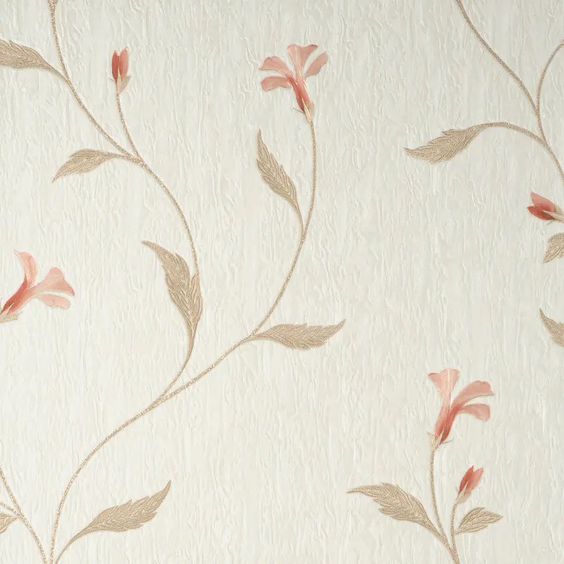 Vymura Bellagio Metallic Floral Wallpaper 