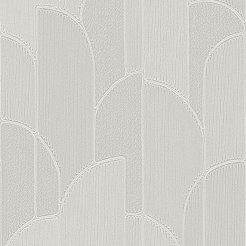 Macrame Stitch Wallpaper - White