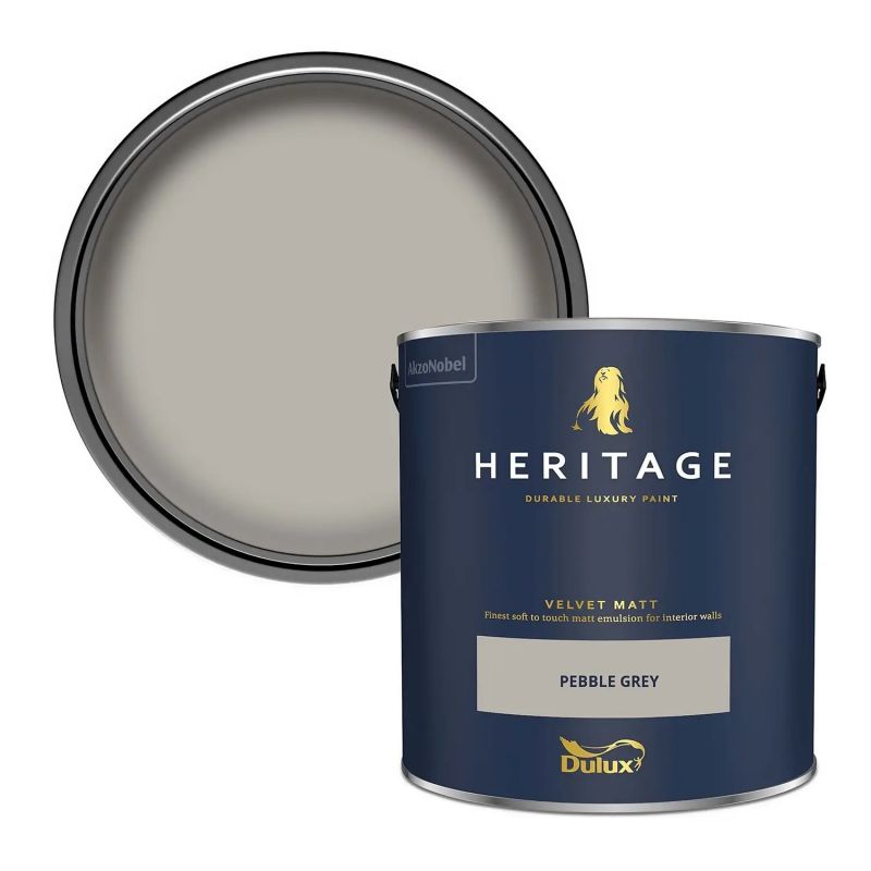 Dulux Heritage Matt Emulsion - Pebble Grey