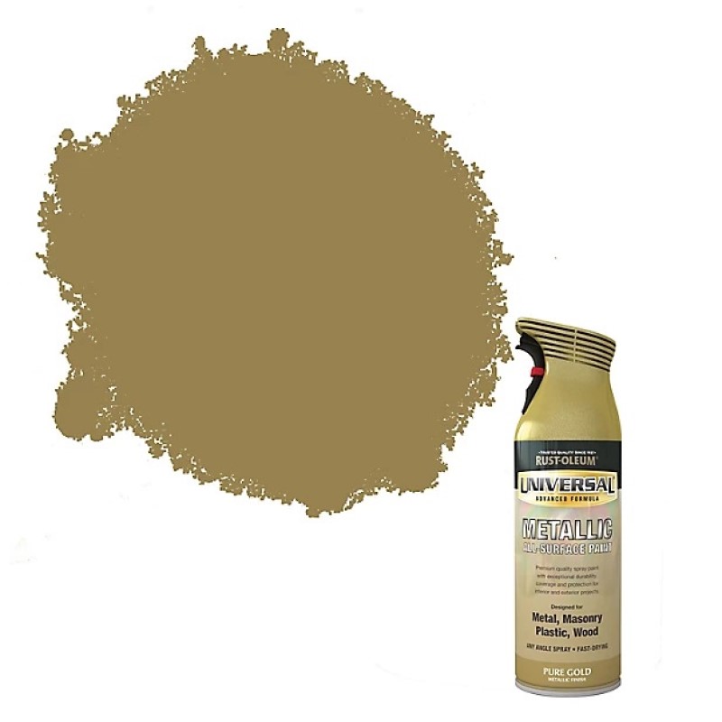 Rust-Oleum Universal All-Surface Spray Paint - Gold - 400ml