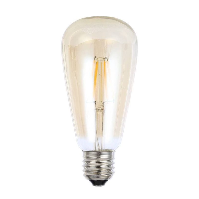Pagazzi E27 4W LED Squirrel Cage Vintage Dimmable Light Bulb Extra Warm White